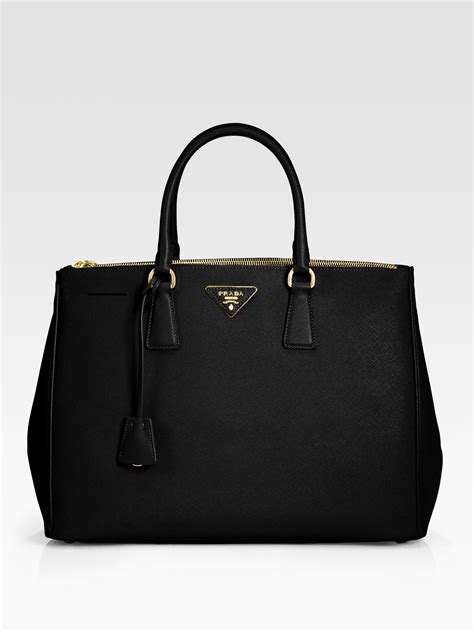 prada black saffiano lux tote|prada odette saffiano.